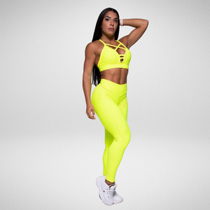 CONJUNTO  BROCADO WAVE INCLUYE SPORT BRA