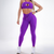 CONJUNTO  BROCADO VIOLETA INCLUYE SPORT BRA