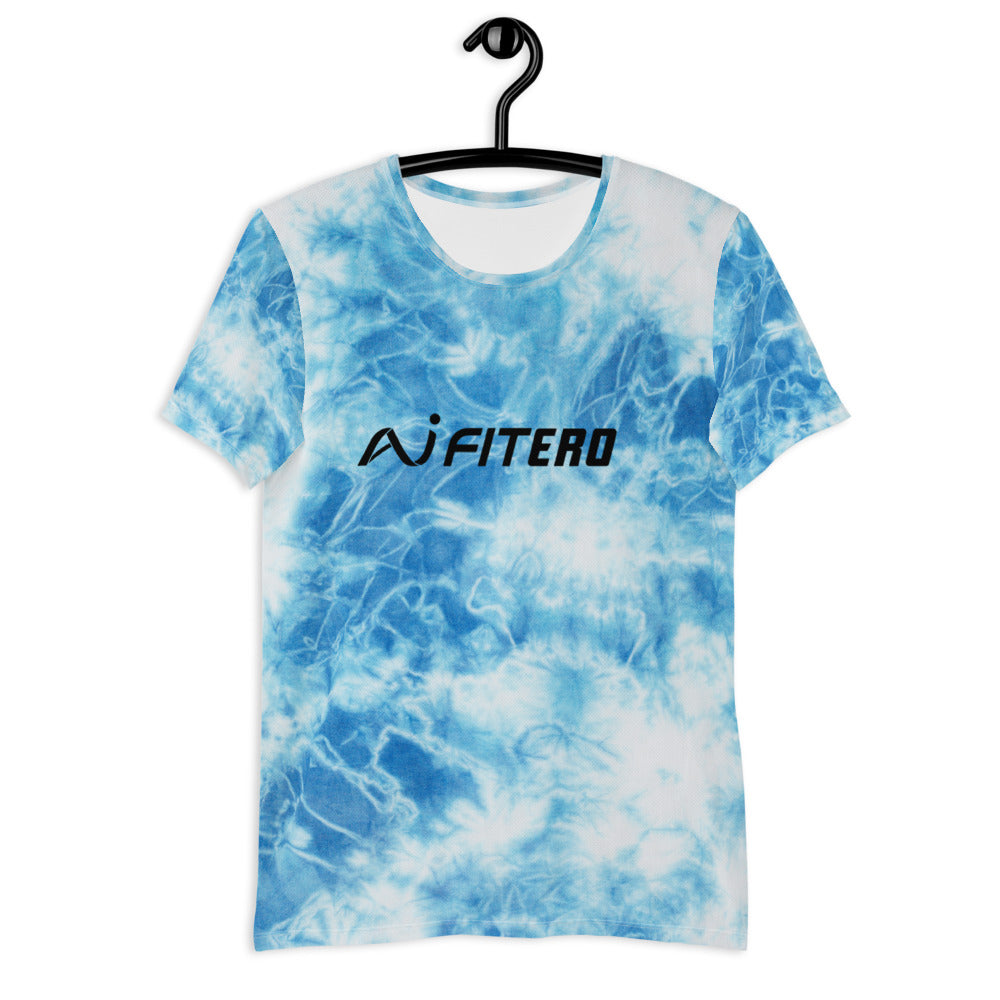 AIFITero TIE DYE Men's Athletic T-SHIRT