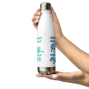 AIFIT Stainless Steel Water Bottle "Hoy mejor que mañana"