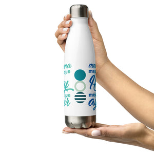 AIFIT Stainless Steel Water Bottle "Hoy mejor que mañana"